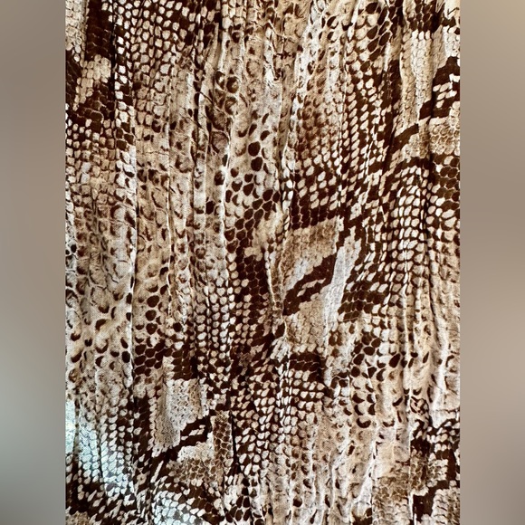 NWOT Roberto Cavalli Brown mixed animal prints scarf/head scarf - Picture 11 of 13